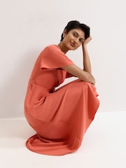 فستان ملفوف تصميم Julissa من Phase Eight - Image 6 of 7