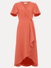 فستان ملفوف تصميم Julissa من Phase Eight - Image 7 of 7