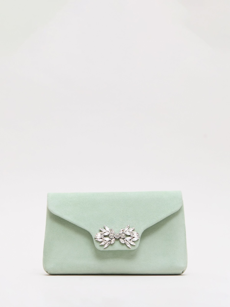 グリーン - Phase Eight スパークル クラッチバッグ - 画像 1 / 7