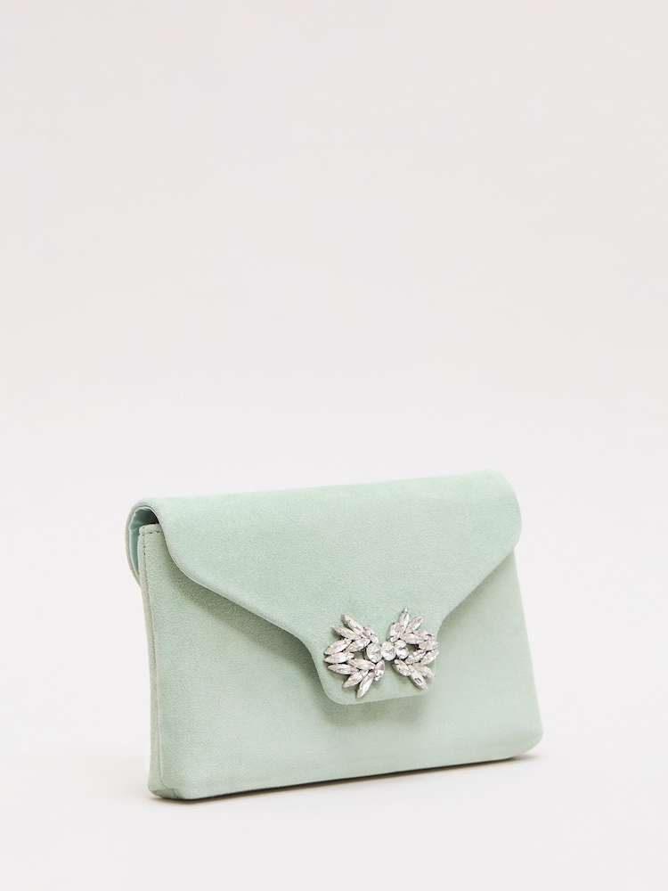 Verde - Phase Eight Sparkle Clutch Bag - Imaginea 2 din 7