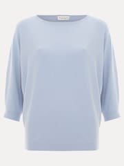 Phase Eight Blue Cristine Knit Jumper - Image 1 of 1