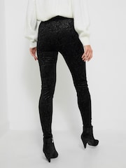 Joe Browns Black Baroque Print Stretchy Leggings - Image 4 of 5