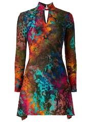 Joe Browns Orange Statement Print Tunic Top - Image 5 of 5