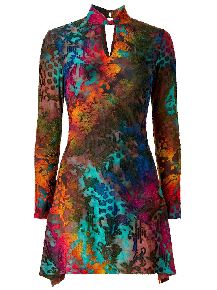 Joe Browns Orange Statement Print Tunic Top - Image 5 of 5 Joe Browns Orange Statement Print Tunic Top - Image 5 of 5