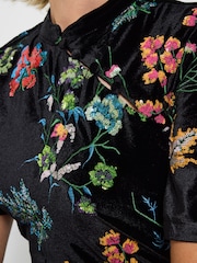 Joe Browns Boutique Velour Floral Sequin Dress - Imagen 3 de 6