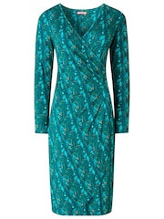 Joe Browns Leaf Print Knee Length Dress - Imagen 5 de 5