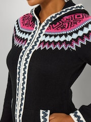 Joe Browns Hooded Fairisle Pattern Jumper - Imagen 6 de 7