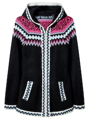 Joe Browns Hooded Fairisle Pattern Jumper - Imagen 7 de 7