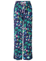 Joe Browns Blue Floral Print Boutique Pyjamas Bottoms - Image 5 of 5
