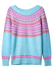Joe Browns Classic Crew Neck Fairisle Jumper - Imagen 7 de 7