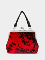 Joe Browns Red Detachable Strap Velvet Bag - Image 1 of 3