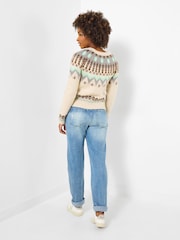 Joe Browns Cream Seasonal Snug Fairisle Jumper - Image 3 of 7