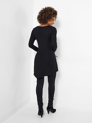 Joe Browns Black Devore Jersey Tunic Top - Image 4 of 7