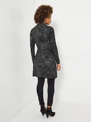 Joe Browns Grey Floral Pattern Tunic Top - Image 5 of 7