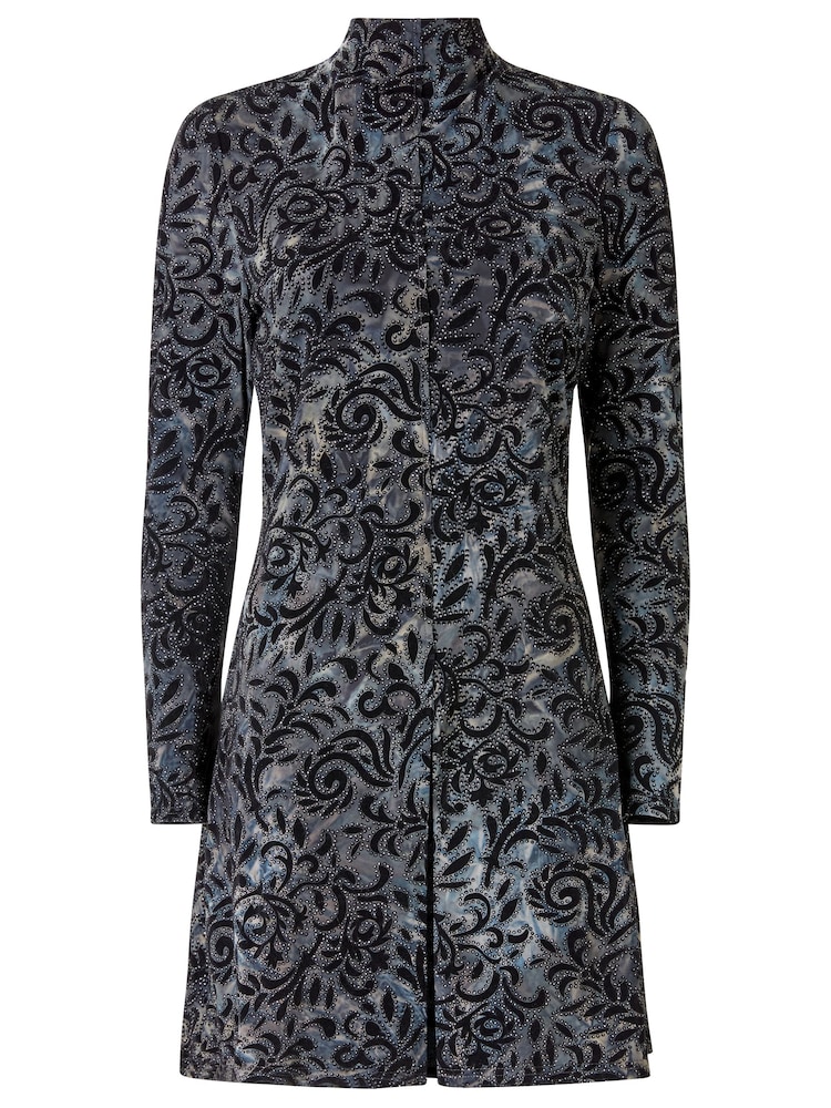 Joe Browns Grey Floral Pattern Tunic Top - Image 7 of 7 Joe Browns Grey Floral Pattern Tunic Top - Image 7 of 7