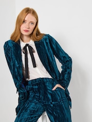 Joe Browns Blue Crushed Velour Jacket - Image 2 of 7