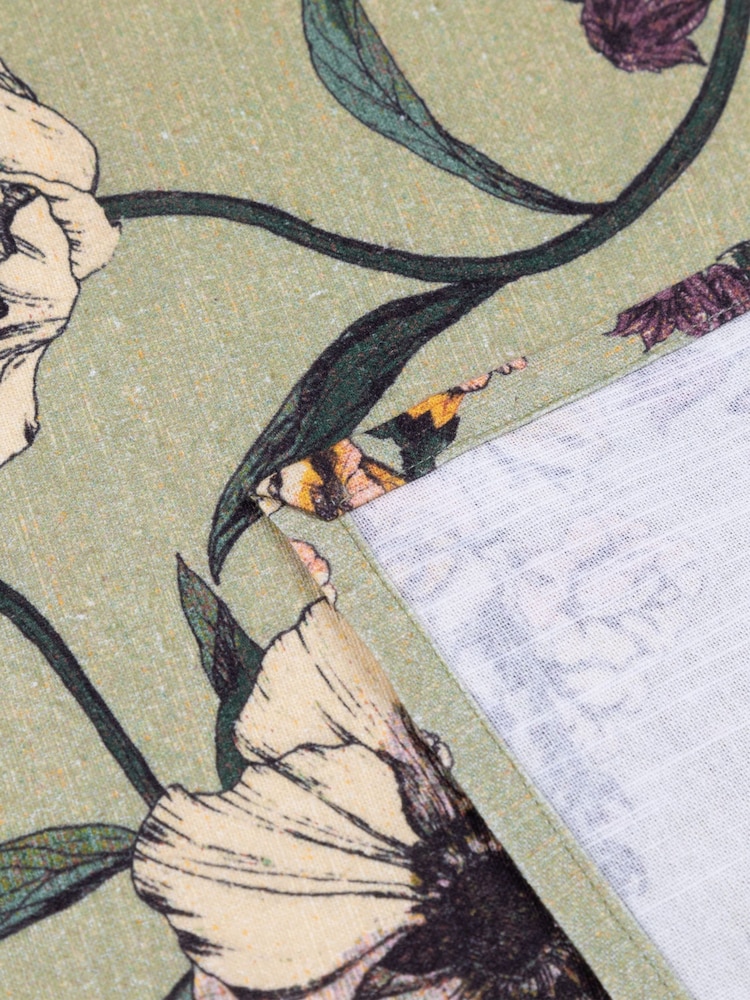 Wylder Green Wallflower Botanical Table Cloth - Image 5 of 5