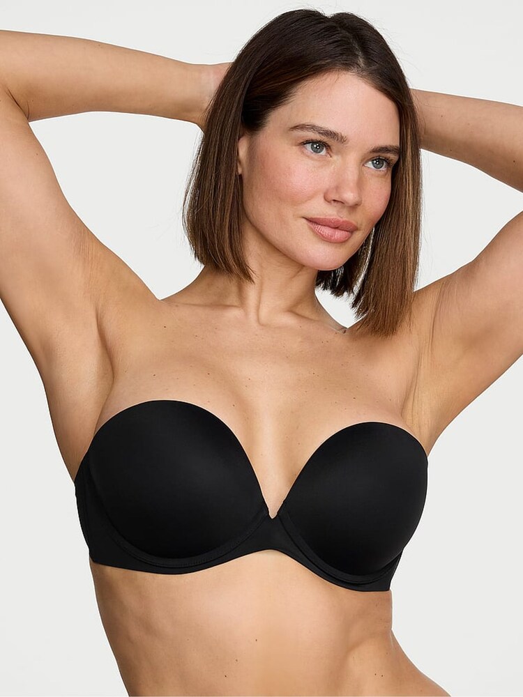 Victoria's Secret Black Strapless Multiway Push Up Bra - Image 1 of 2