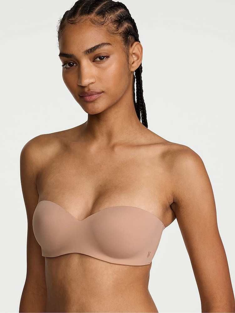 Victoria's Secret Praline Nude Lightly Lined Strapless Multiway Sweetheart Bra - Image 1 of 2 Victoria's Secret Praline Nude Lightly Lined Strapless Multiway Sweetheart Bra - Image 1 of 2