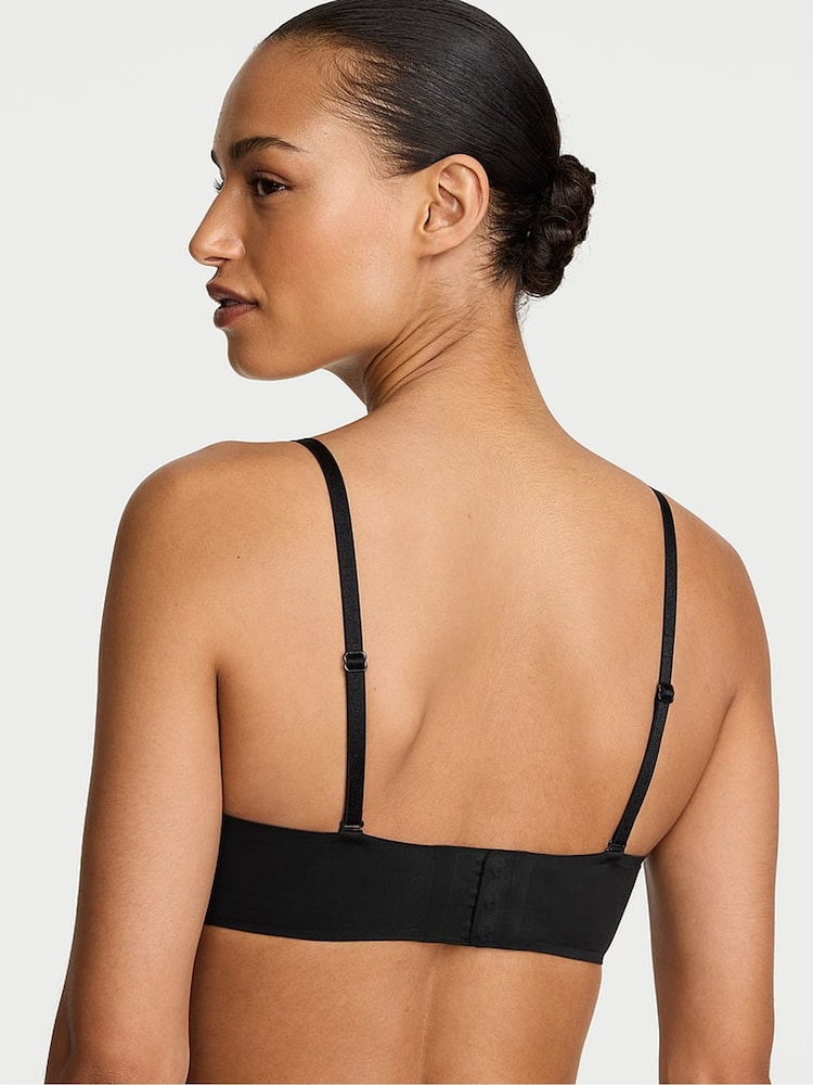 Victoria's Secret Black Add 2 Cups Push Up Bombshell Strapless Bra - Image 2 of 2