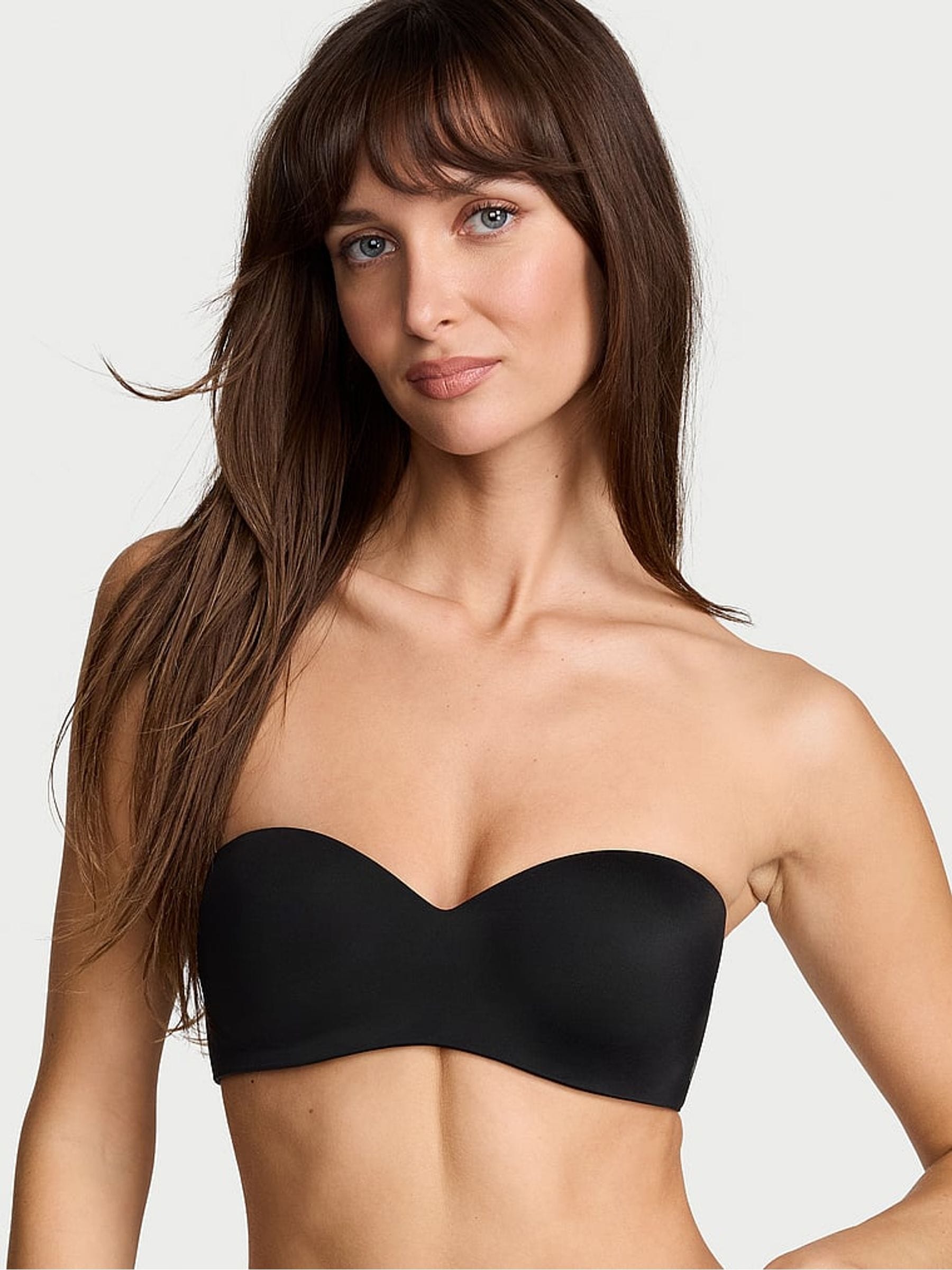 Victoria's Secret Black Lightly Lined Strapless Multiway Sweetheart Bra