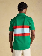 Joules Official Scone Green Cotton Pique Polo Shirt - Image 5 of 11