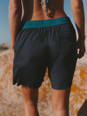 FatFace Navy Bermuda Board Shorts - Image 2 of 4