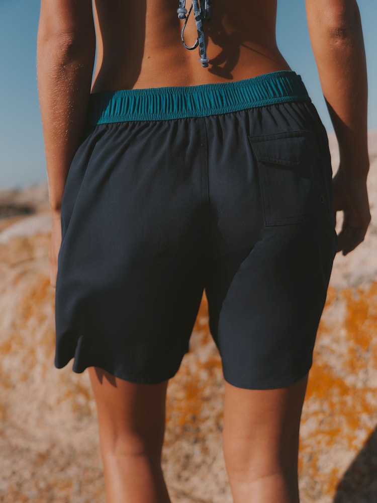 FatFace Navy Bermuda Board Shorts - Image 2 of 4