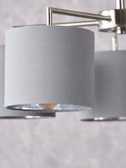 Pacific Silver Elin 5 Light Pendant Ceiling Light - Image 3 of 6