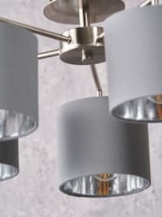 Pacific Silver Elin 5 Light Pendant Ceiling Light - Image 4 of 6
