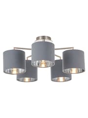 Pacific Silver Elin 5 Light Pendant Ceiling Light - Image 6 of 6