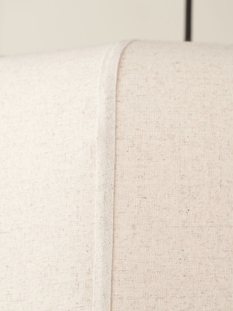 Pacific Natural Oscar Linen Structured Pendant Ceiling Light - Image 2 of 6 Pacific Natural Oscar Linen Structured Pendant Ceiling Light - Image 2 of 6