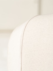 Pacific Natural Oscar Linen Structured Pendant Ceiling Light - Image 3 of 6