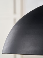 Pacific Black Anders Leaf Metal Dome Pendant Ceiling Light - Image 4 of 6