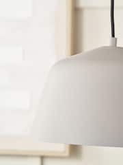 Pacific Grey Amalie Metal Retro Pendant Ceiling Light - Image 3 of 5