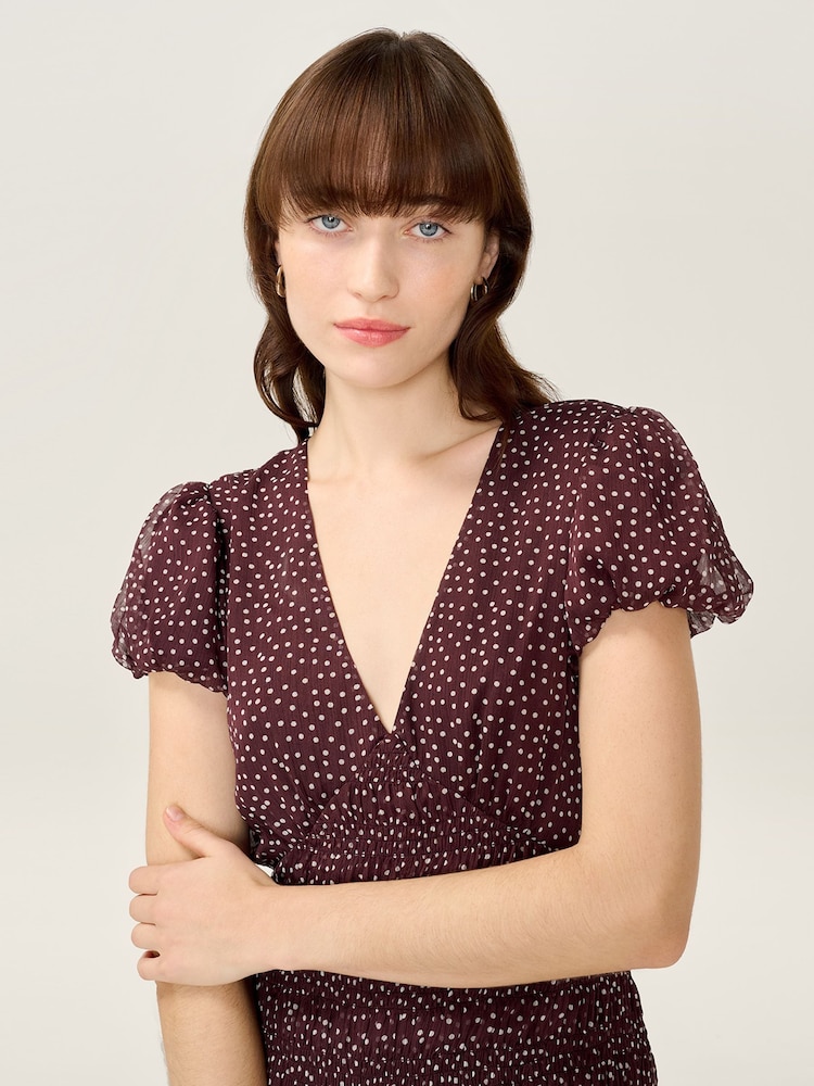 Omnes Brown Kristen Dress - Image 4 of 4