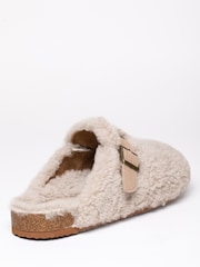 Lakeland Leather Sheepskin Wool Buckle Clog Slippers - Imagen 3 de 6