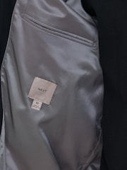 Black Regular Fit Motionflex Smart Twill Zip Shacket - Image 7 of 8