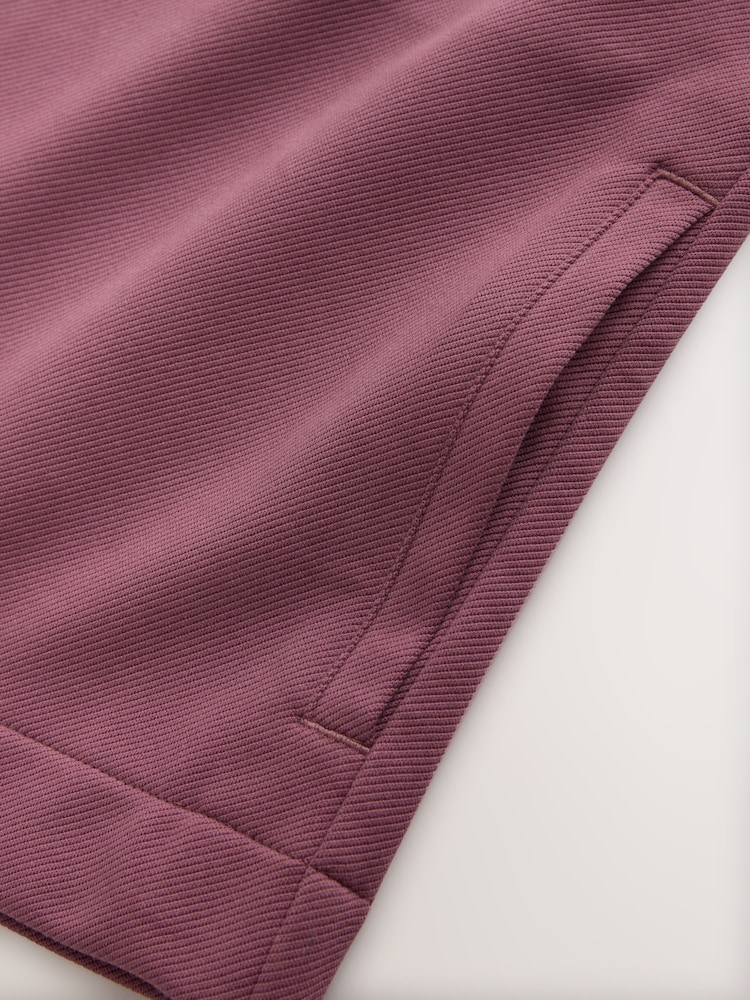 Mauve Pink N. Premium Jersey Zip Through Shacket - Image 5 of 5