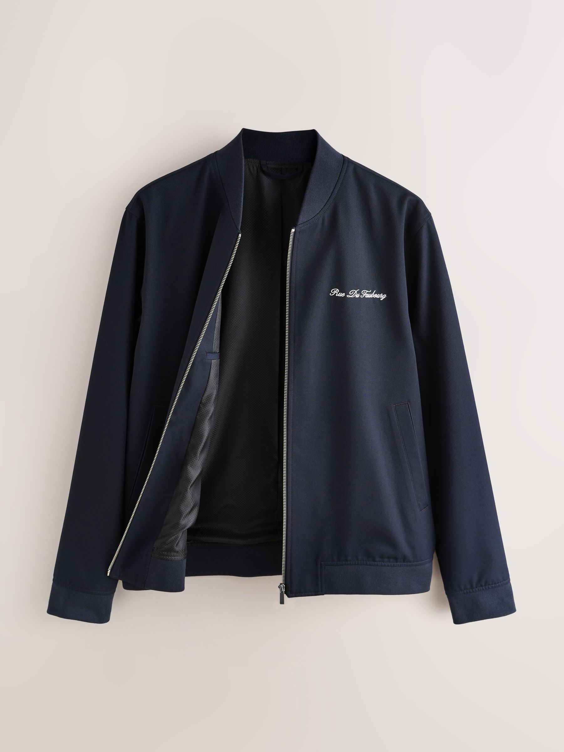 Comprar Azul marino - Chaqueta bomber inteligente de Next Chile