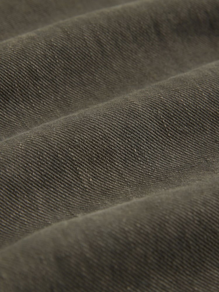 Khaki Green Slim Fit Belted Jeans - Image 10 of 10 Khaki Green Slim Fit Belted Jeans - Image 10 of 10