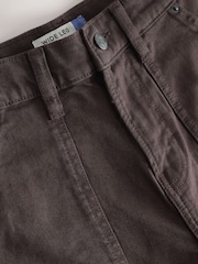 Chocolate Brown Utility Wide Leg Jeans - Image 8 of 8
