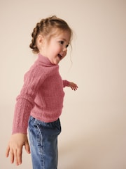 Pink - Roll Neck Jumper (3miezi-10miaka) - Picha 4 kati ya 8