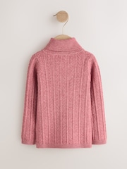 Pink - Roll Neck Jumper (3miezi-10miaka) - Picha 6 kati ya 8