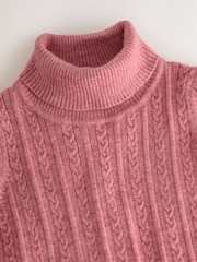 Pink - Roll Neck Jumper (3miezi-10miaka) - Picha 7 kati ya 8