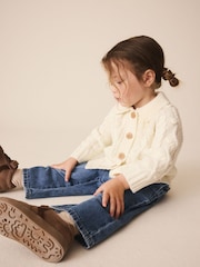 Ecru Chunky Bobble Cardigan (3mths-10yrs) - Image 4 of 4