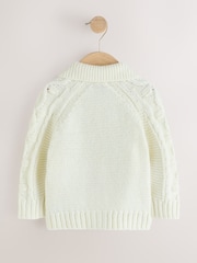 Ecru - Chunky Bobble Cardigan (3mths-10yrs) - 圖片 6，共 8