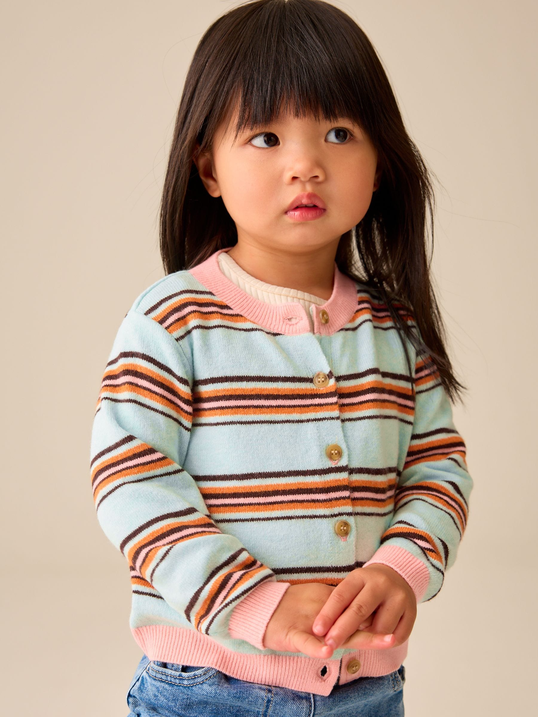 Buy Mint Stripe Knit Cardigan (3mths-7yrs) from Next USA
