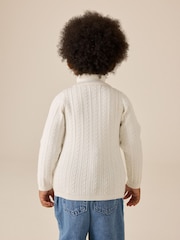 White Roll Neck Jumper (3mths-10yrs) - Image 3 of 8