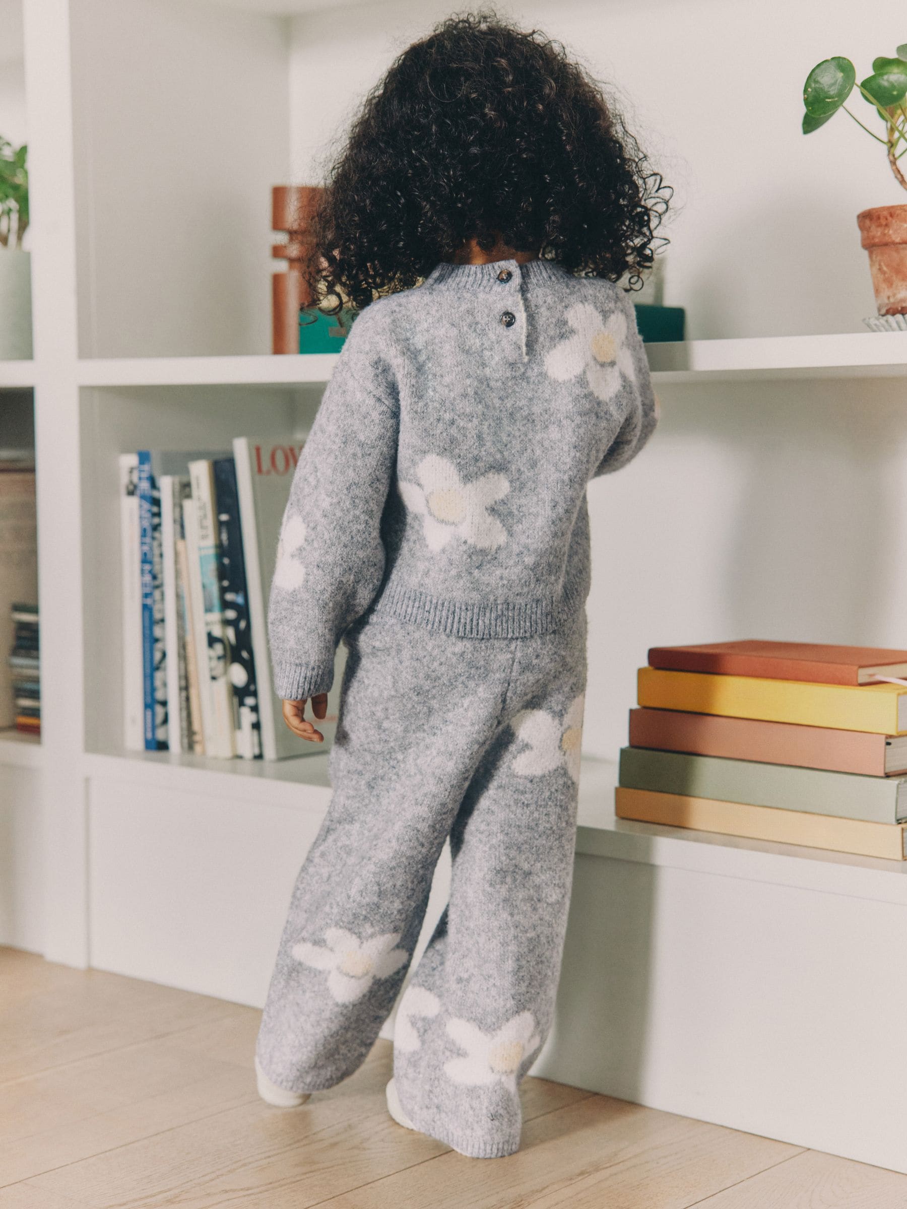 Buy Grey Daisy Jumper and Trousers Set (3mths-7yrs) from Next USA